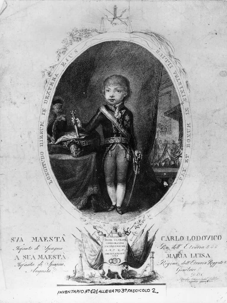 ritratto di bambino (stampa) di Lasinio Carlo (prima metà sec. XIX)