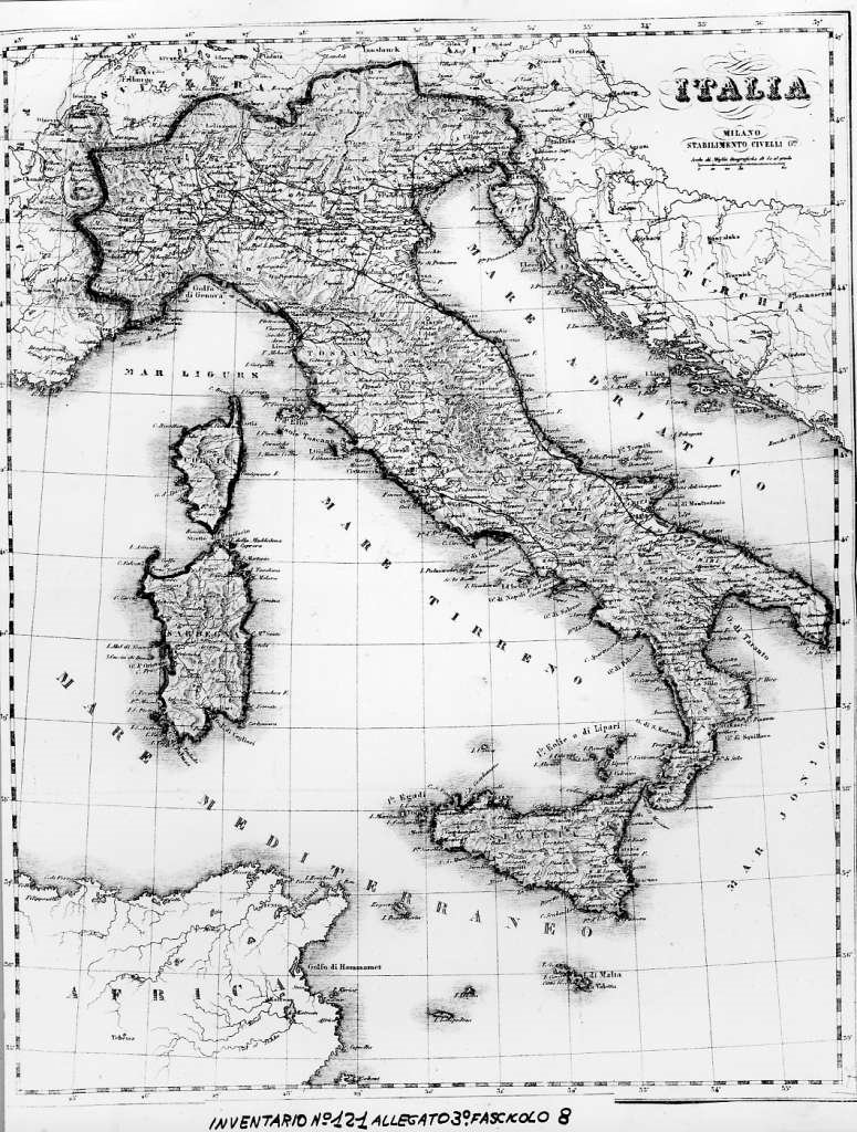 carta geografica (stampa a colori) - ambito europeo (prima metà sec. XX)