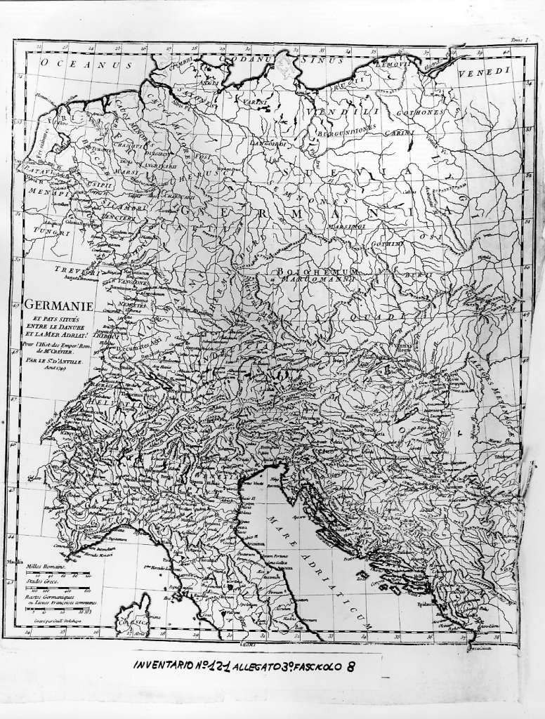 carta geografica (stampa) di Delahaye Guillarme-Nicolas (sec. XVIII)