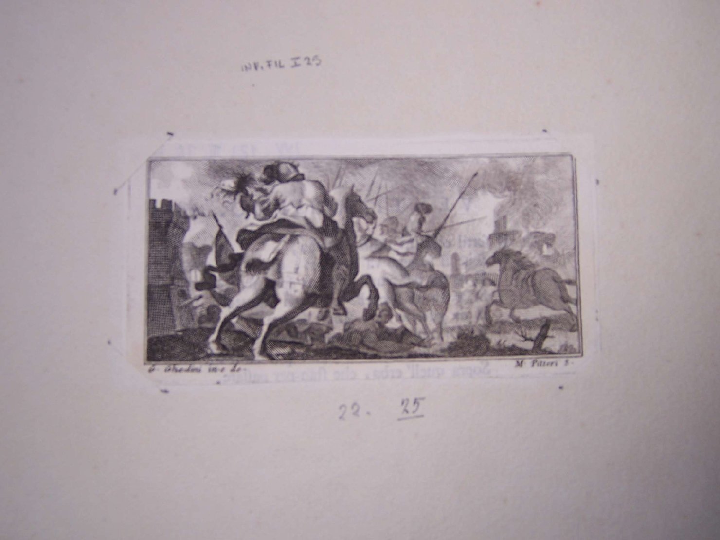 battaglia (stampa) di Ghedini Giuseppe Antonio, Pitteri Marco Alvise (sec. XVIII)