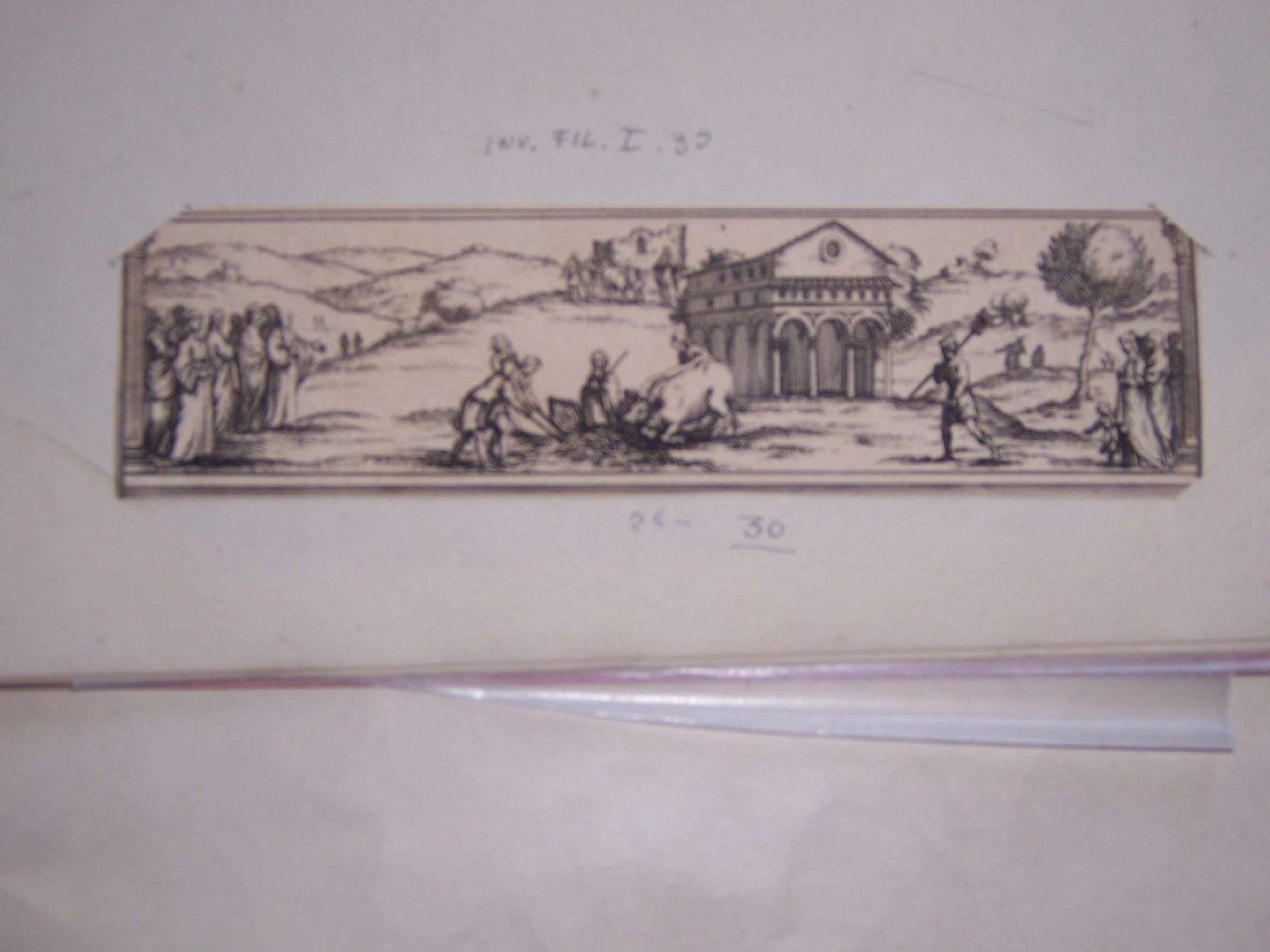 scena miracolosa (stampa) - ambito europeo (sec. XVII)