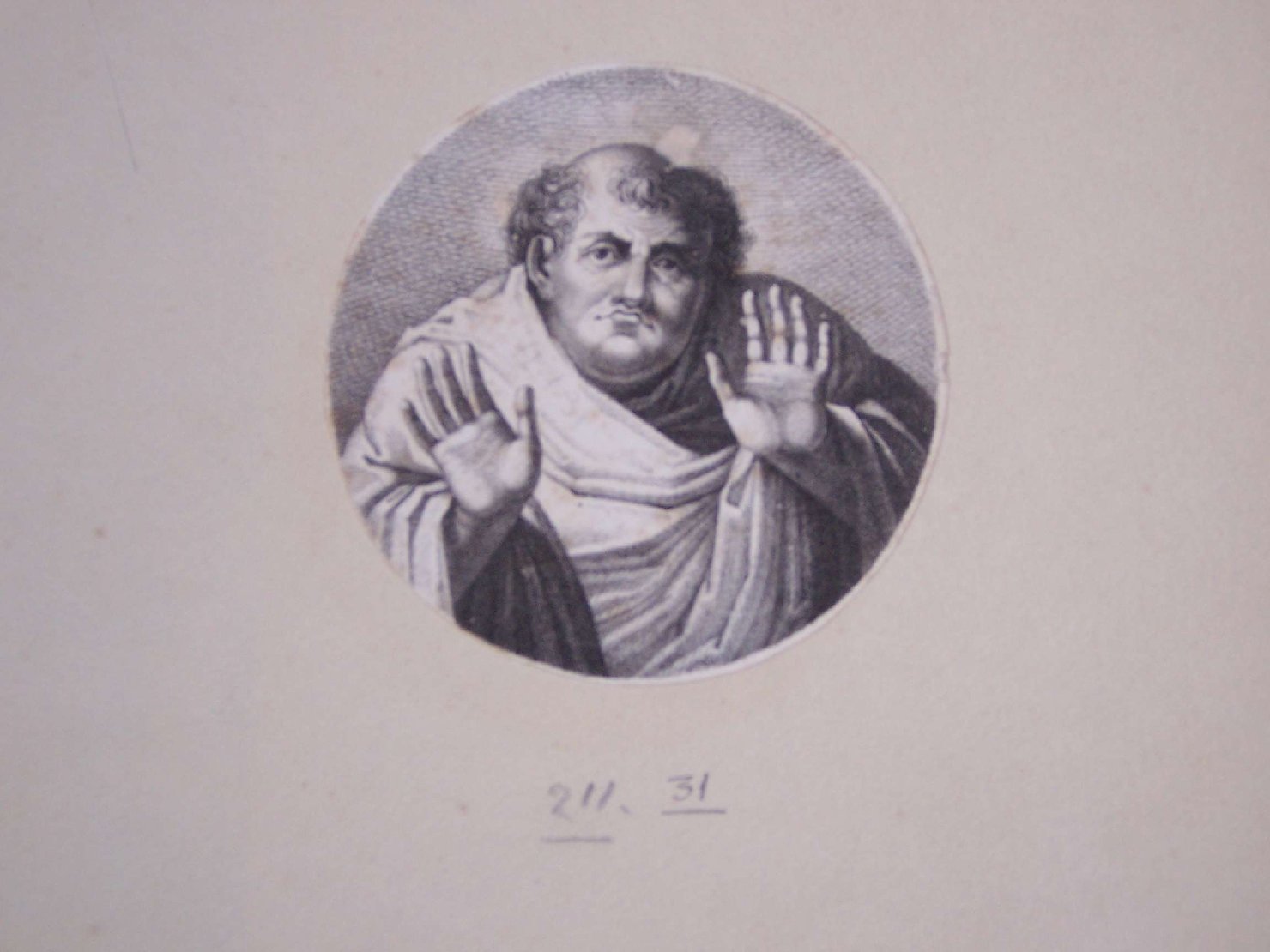 ritratto d'uomo (stampa) - ambito europeo (sec. XVII)