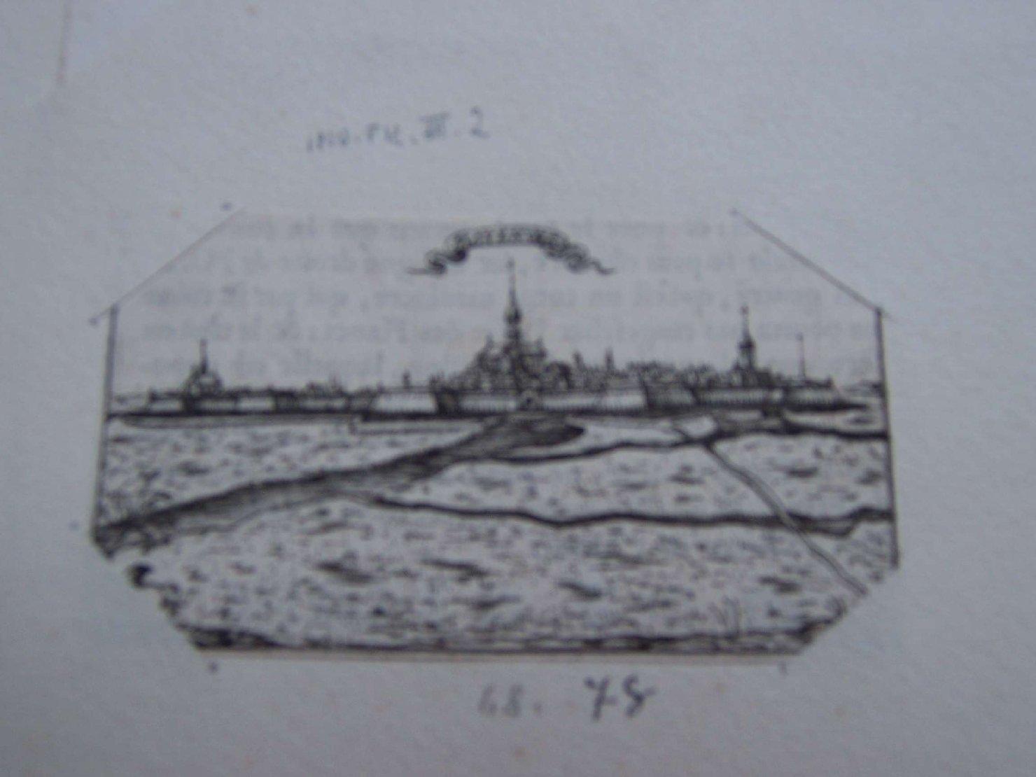 veduta di Monaco (stampa) - ambito europeo (sec. XVII)