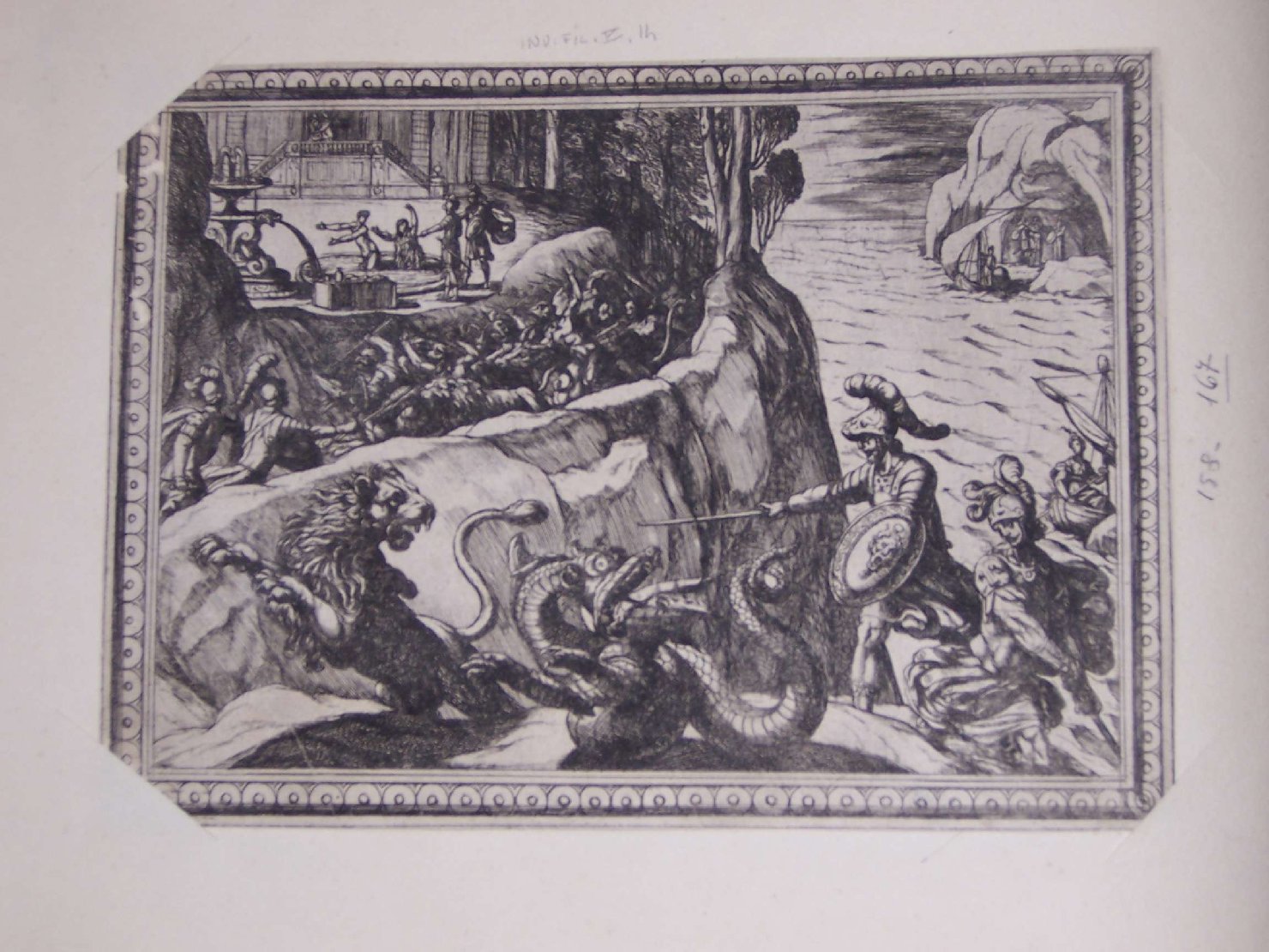 scena mitologica (stampa) - ambito europeo (sec. XVII)