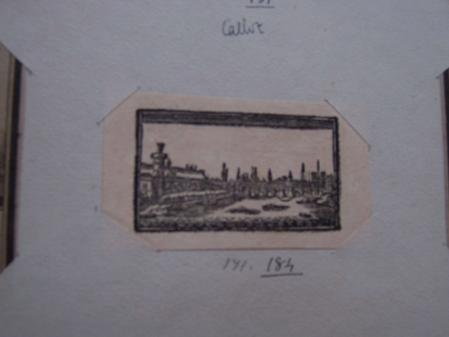 veduta di città (stampa) - ambito europeo (sec. XVII)