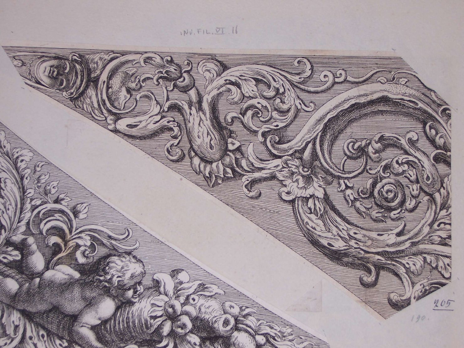 fregio (stampa) - ambito europeo (sec. XVIII)