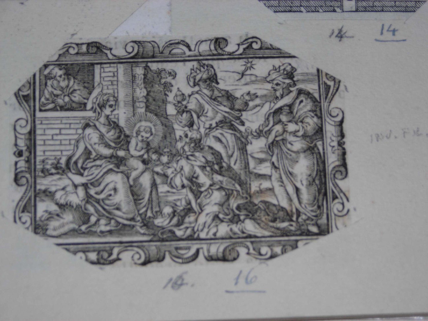 adorazione dei Re Magi (stampa) - ambito europeo (sec. XVI)