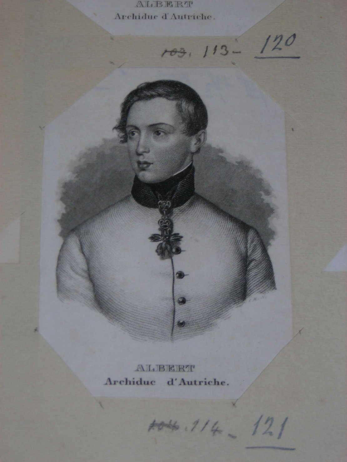 ritratto d'uomo (stampa) di Mayer Carl (sec. XIX)