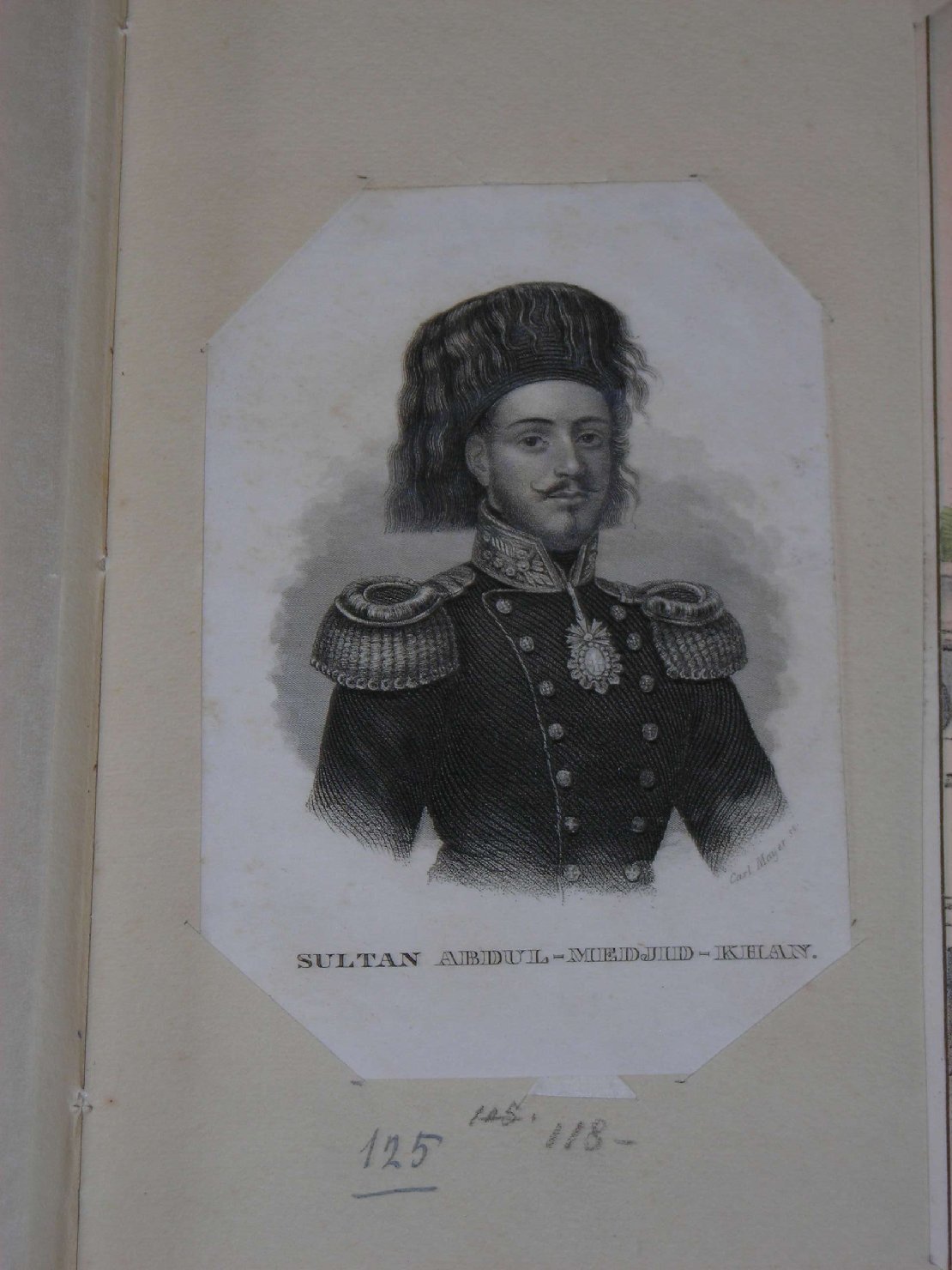 ritratto d'uomo (stampa) di Mayer Carl (sec. XIX)