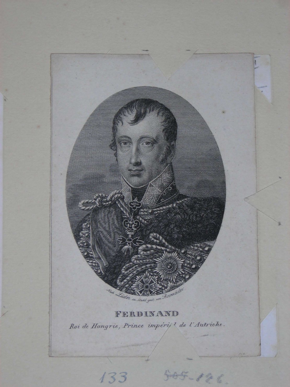 ritratto d'uomo (stampa) - ambito europeo (sec. XIX)