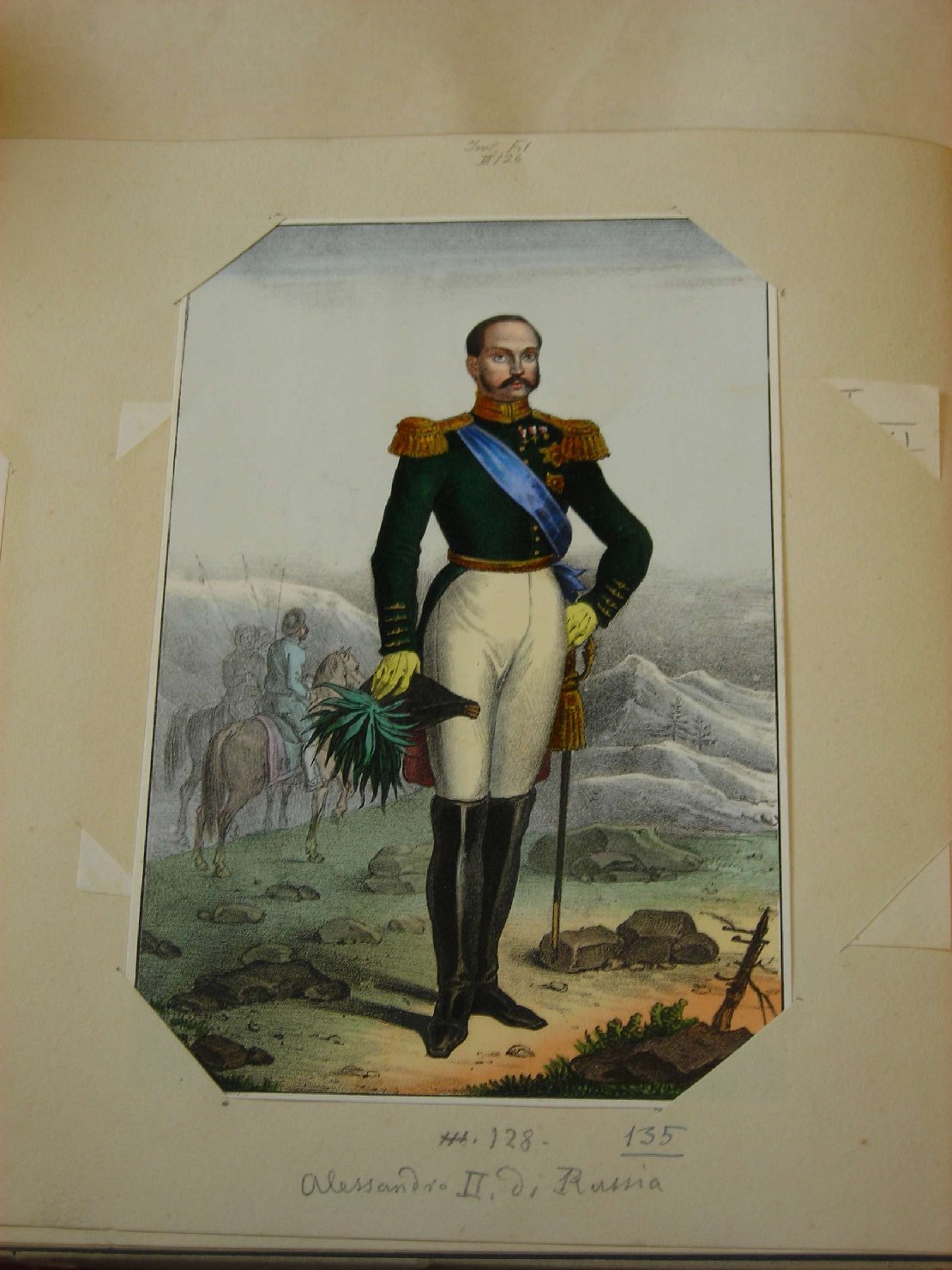 ritratto d'uomo (stampa a colori) - ambito europeo (sec. XIX)