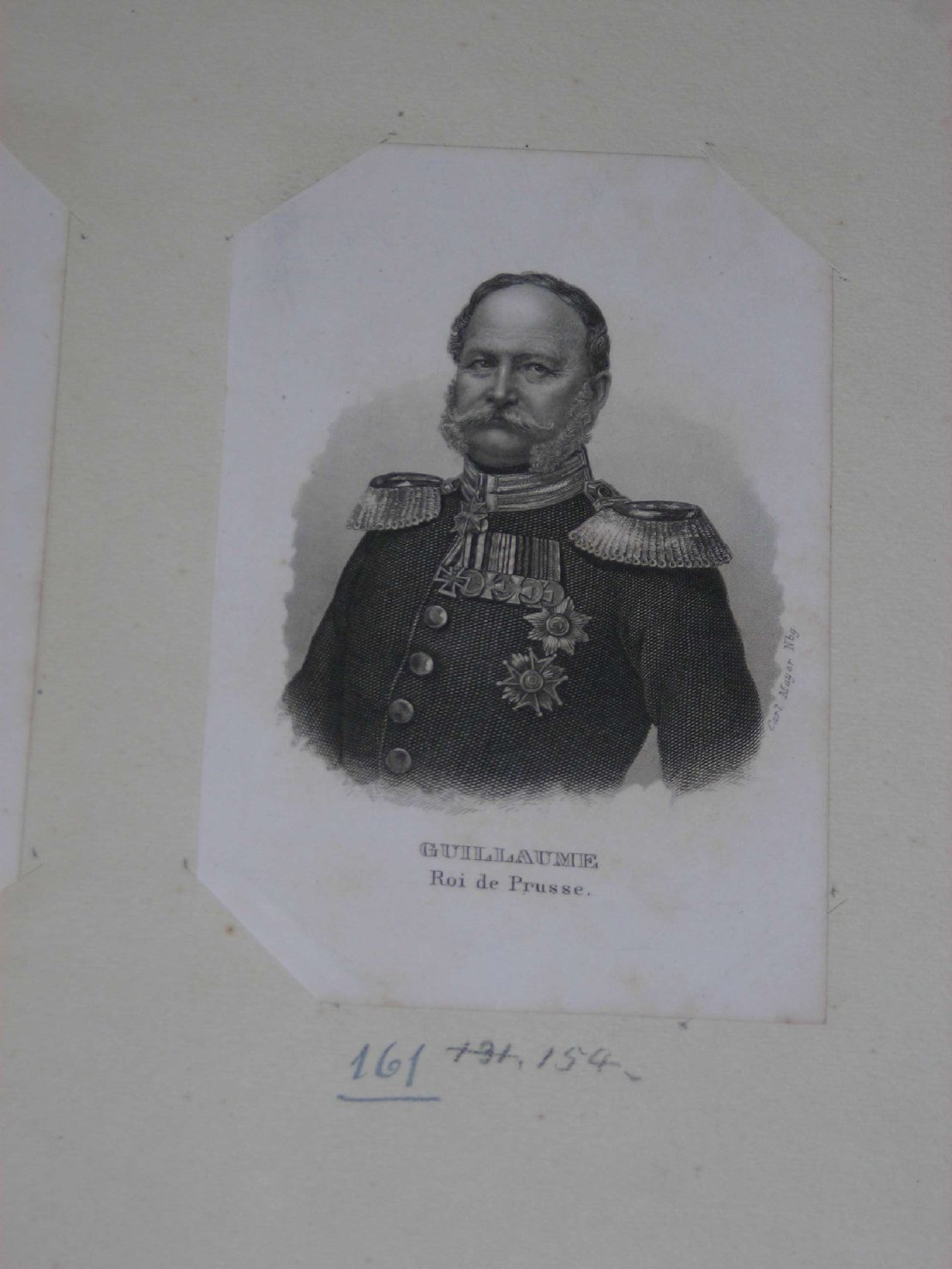 ritratto d'uomo (stampa) di Mayer Carl (sec. XIX)