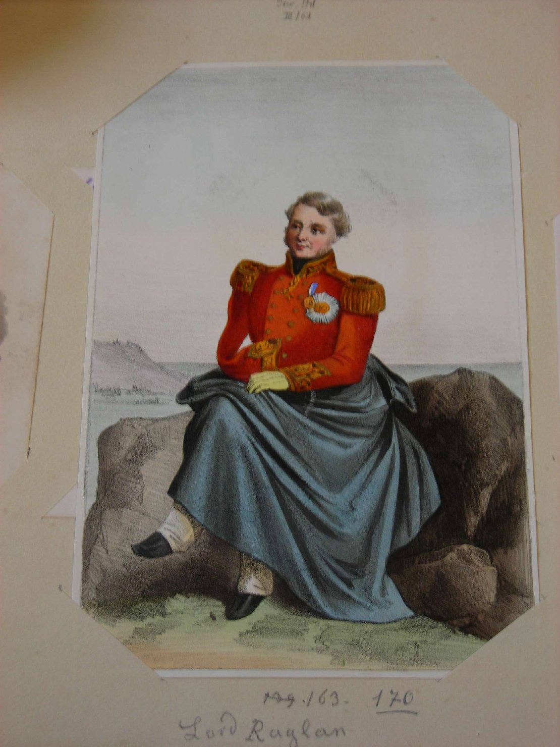 ritratto d'uomo (stampa a colori) - ambito europeo (sec. XIX)