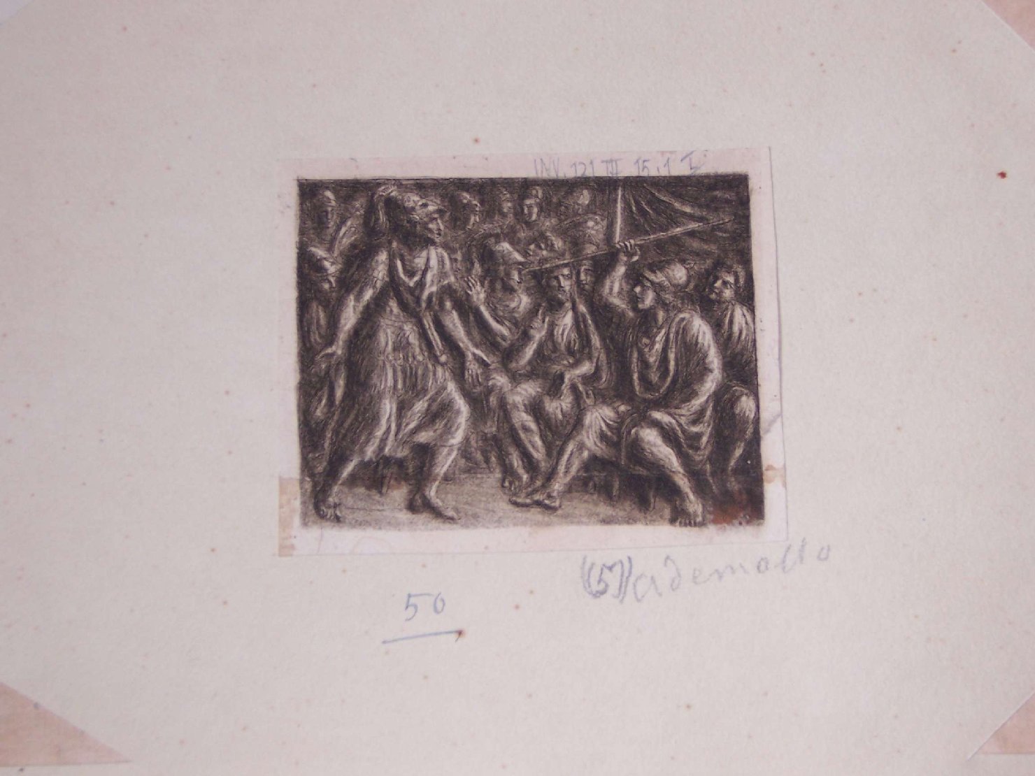 scena mitologica (stampa) di Ademollo Luigi (sec. XIX)