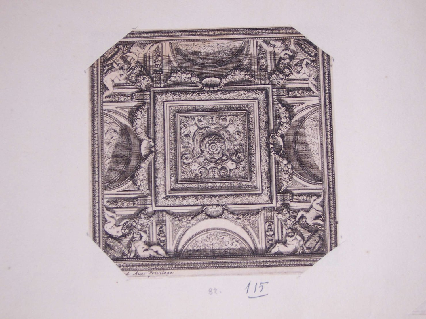 quadratura architettonica (stampa) di Le Blond Alexandre Jean Baptiste (fine/inizio secc. XVII/ XVIII)