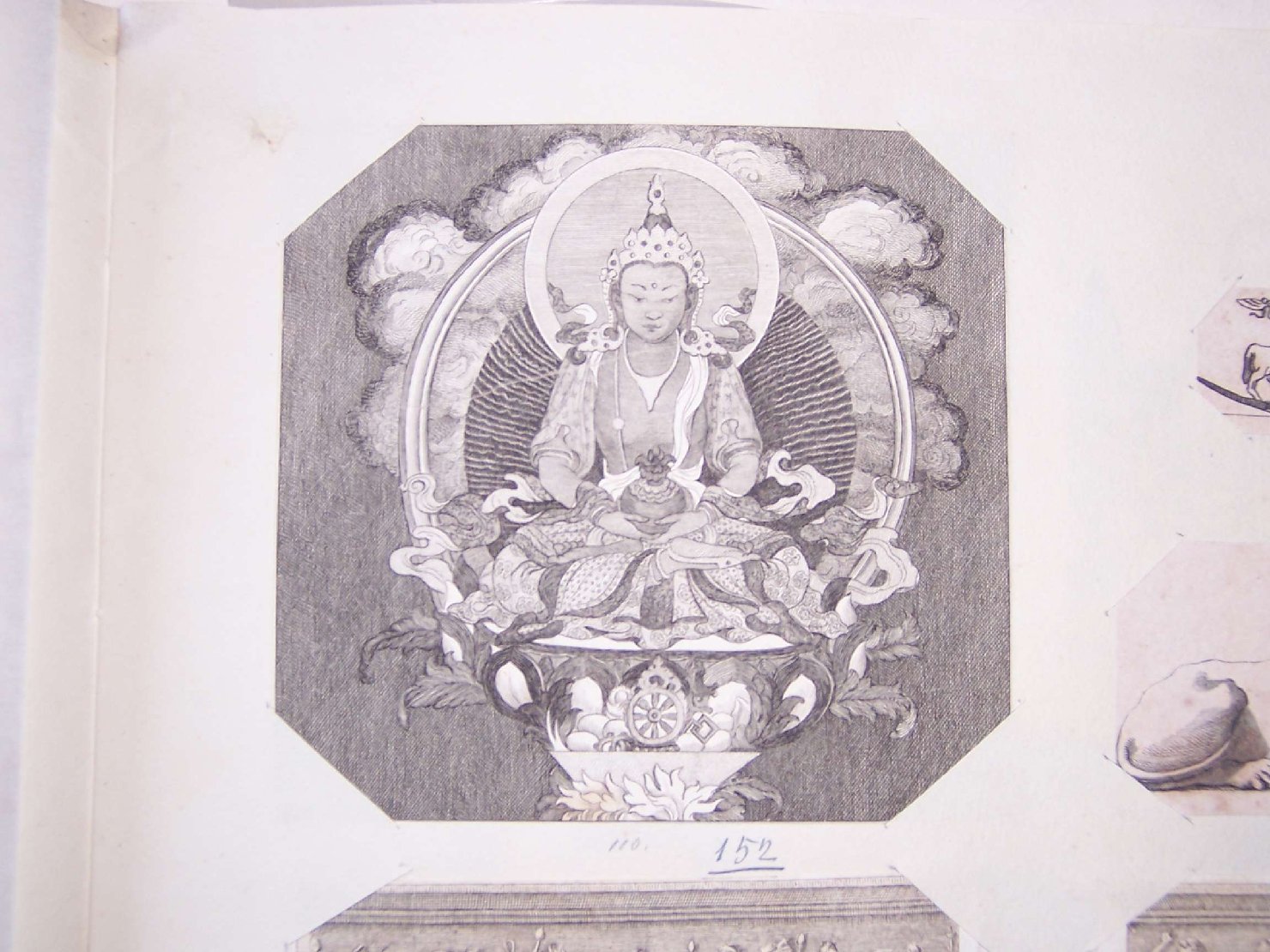 divinità indiana (stampa) - ambito europeo (sec. XIX)