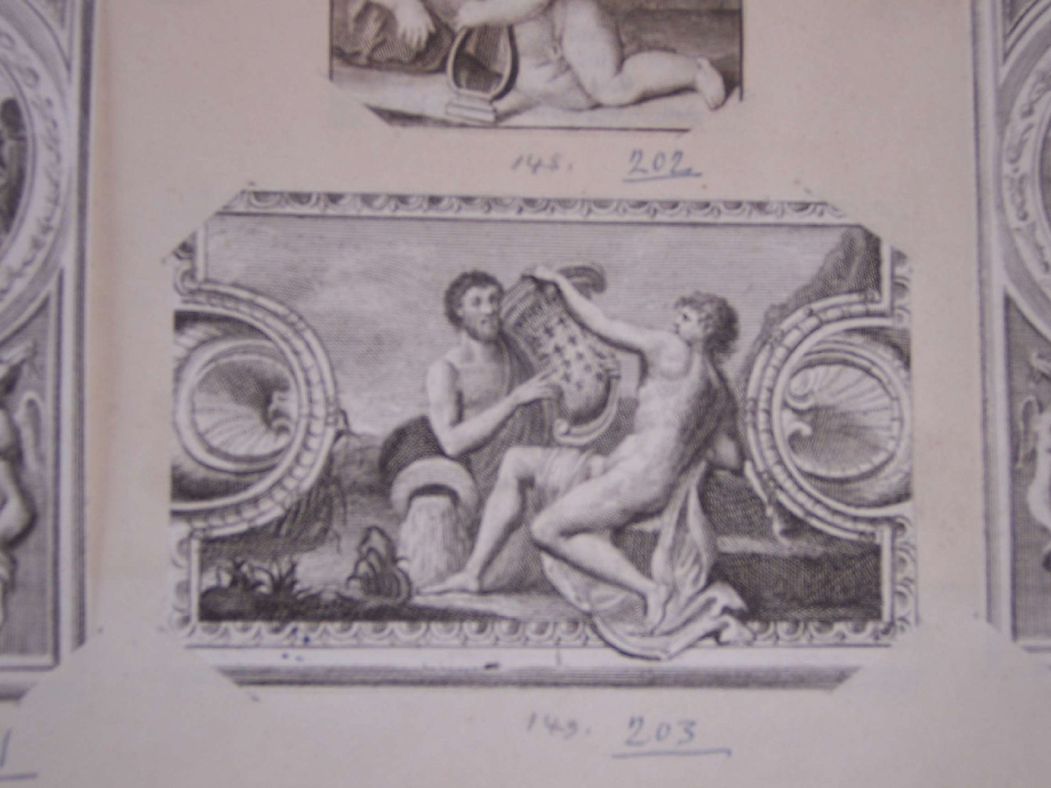 scena allegorica (stampa) - ambito europeo (sec. XIX)