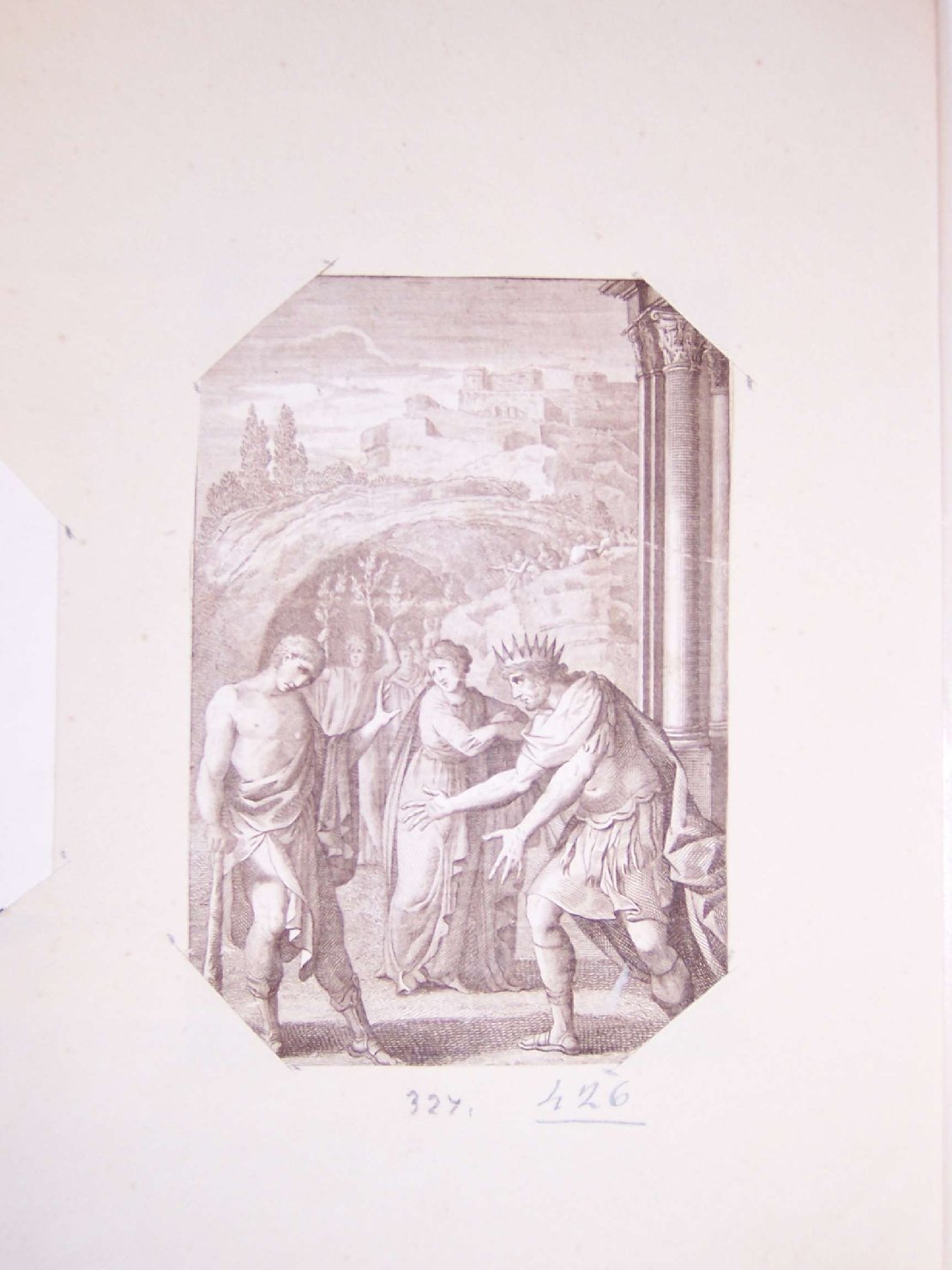 scena classica (stampa) - ambito europeo (sec. XIX)