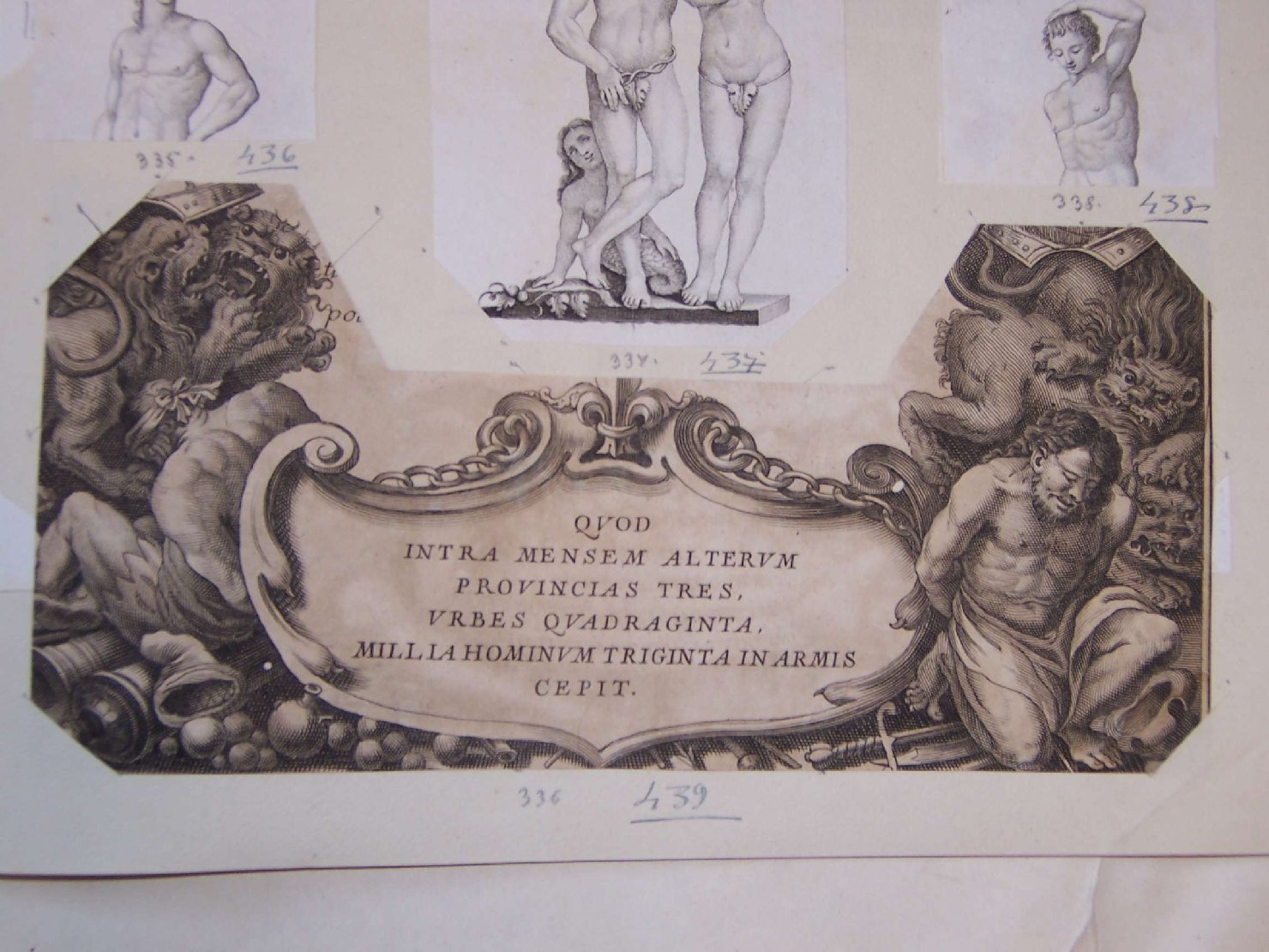 fregio (stampa) - ambito italiano (sec. XVIII)