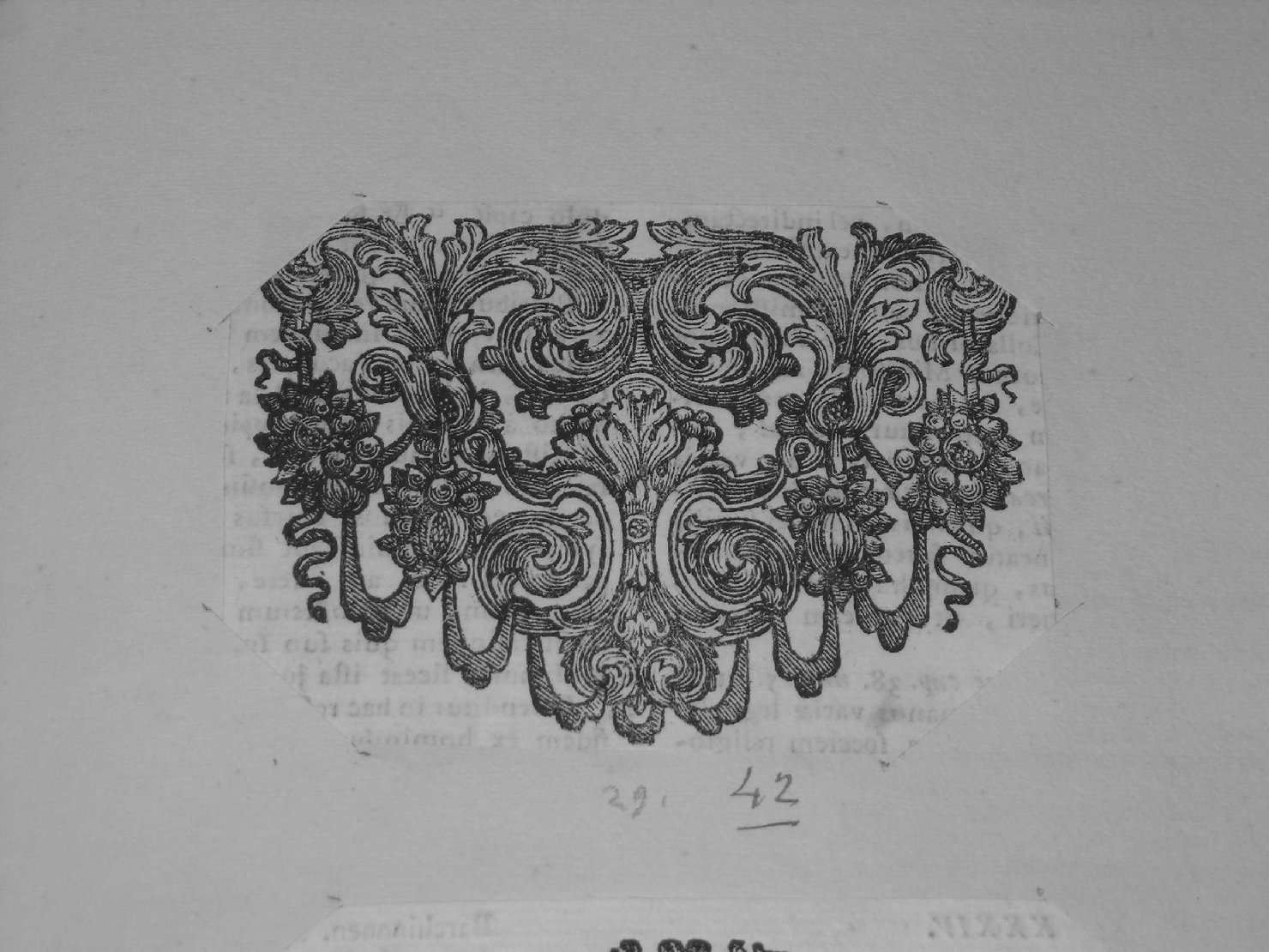 fregio (stampa) - ambito europeo (sec. XVII)