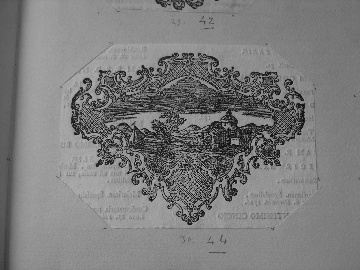 fregio (stampa) - ambito europeo (sec. XVII)