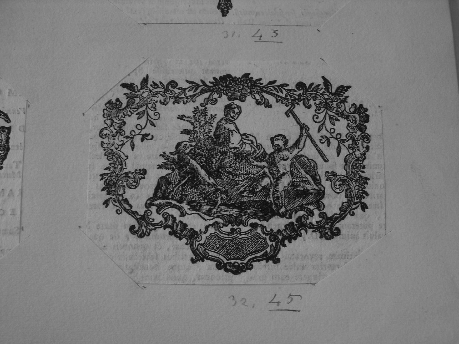 fregio (stampa) - ambito europeo (sec. XVII)