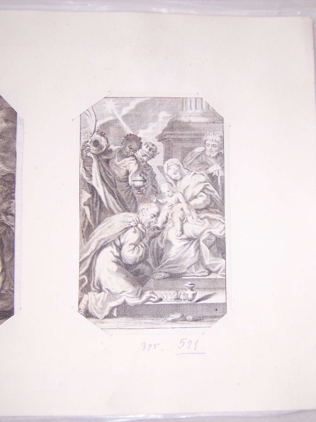 adorazione dei Re Magi (stampa) - ambito europeo (sec. XIX)