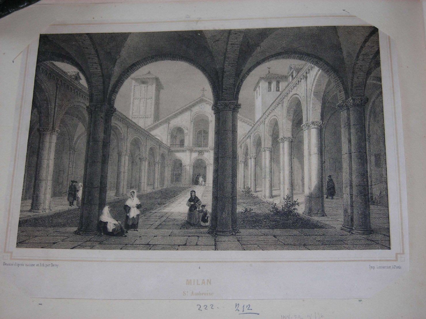 architettura (stampa) di Lemercier, Deroy Isidore Laurent (prima metà sec. XIX)