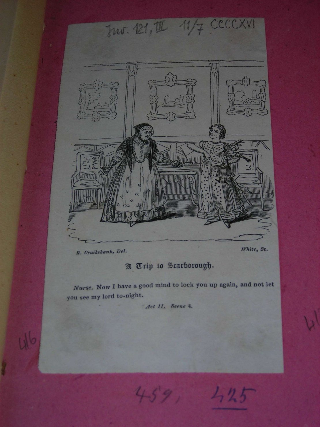 scena satirica (stampa) di Cruikshank Robert, White (sec. XIX)