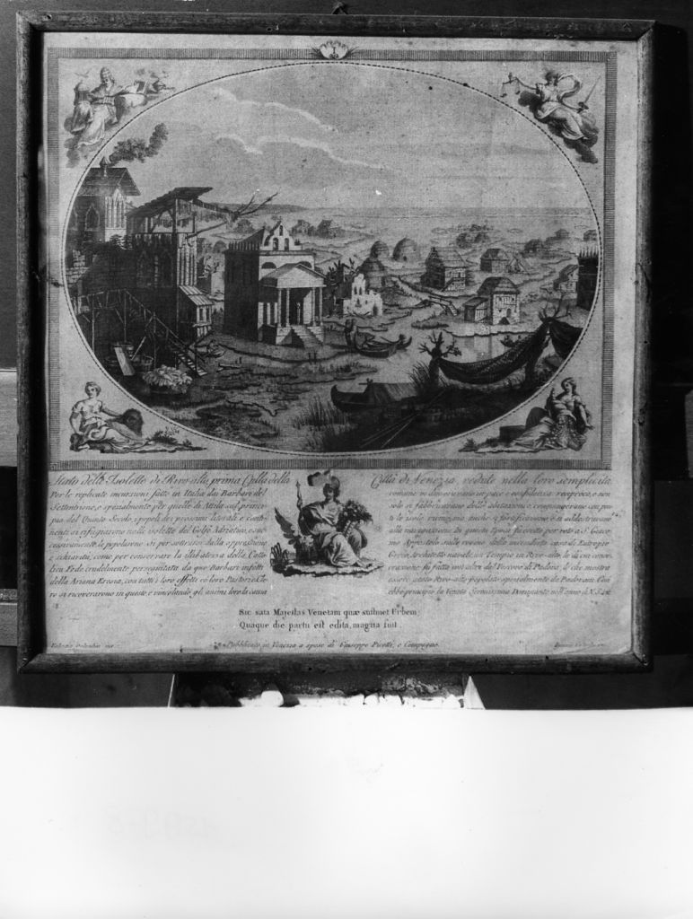 Le isolette di Rivo (stampa) - ambito italiano (fine/inizio secc. XVIII/ XIX)
