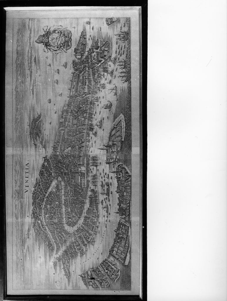 Pianta di Venezia (stampa) - ambito Europa settentrionale (secondo quarto sec. XVII)