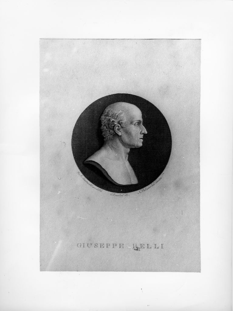 Ritratto di Giuseppe Pelli (stampa) di Palmerini Niccolò, Santarelli Emilio, Ermini Pietro (inizio sec. XIX)