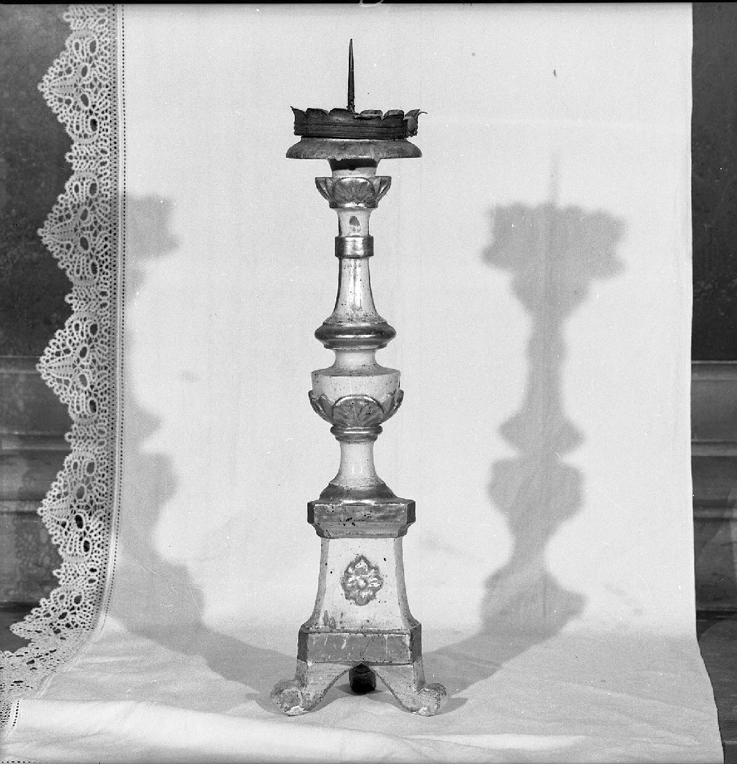 candeliere d'altare - bottega toscana (sec. XVIII)
