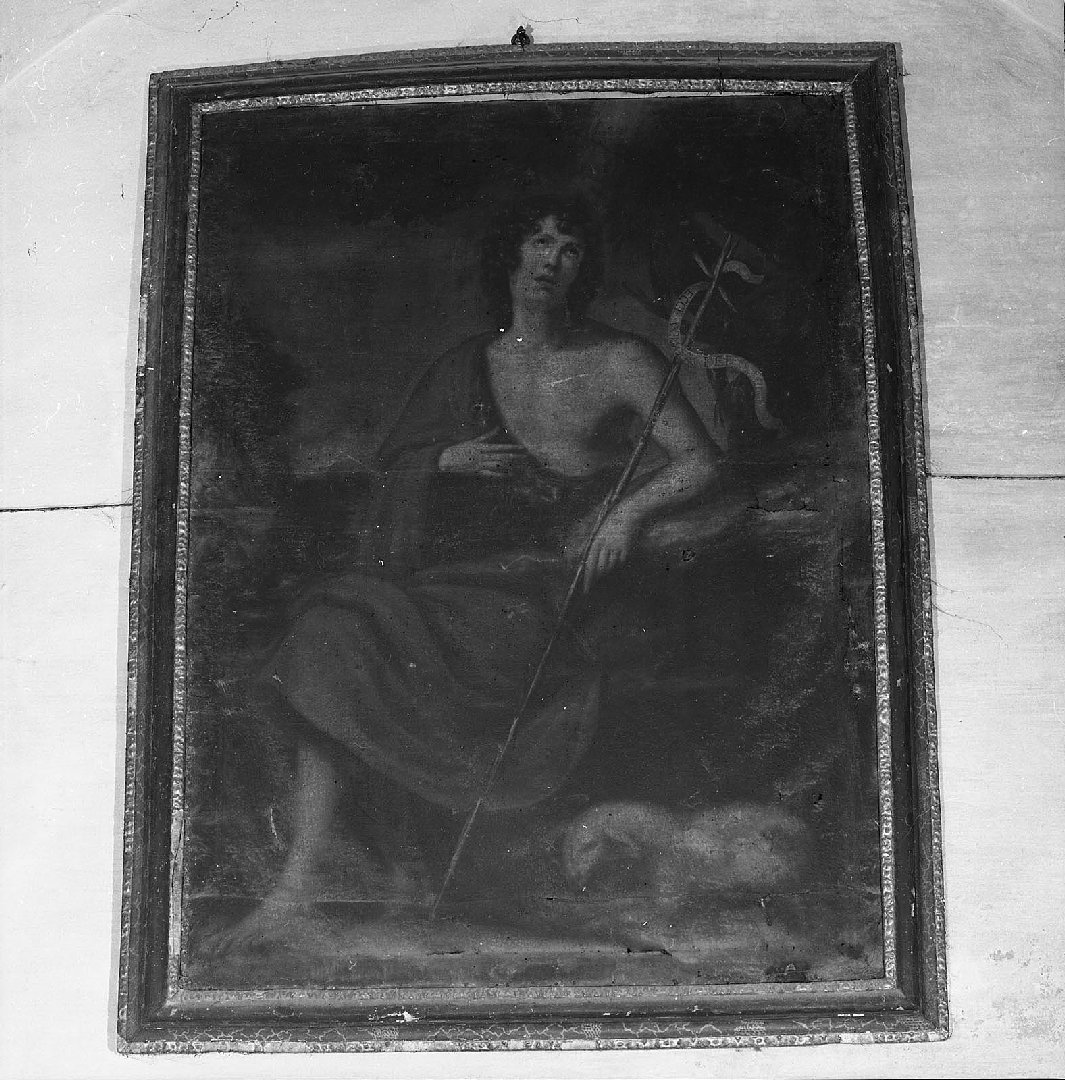 San Giovanni Battista (dipinto, opera isolata) - ambito toscano (sec. XVIII)