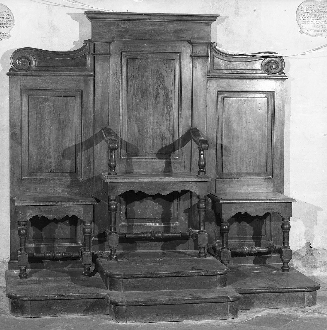 cattedra, opera isolata - bottega toscana (sec. XVIII)