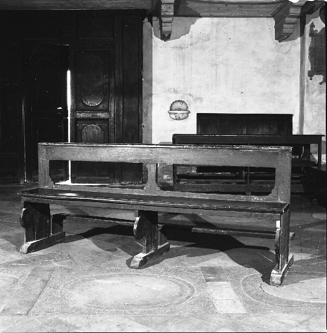 panca, opera isolata - bottega toscana (prima metà sec. XX)