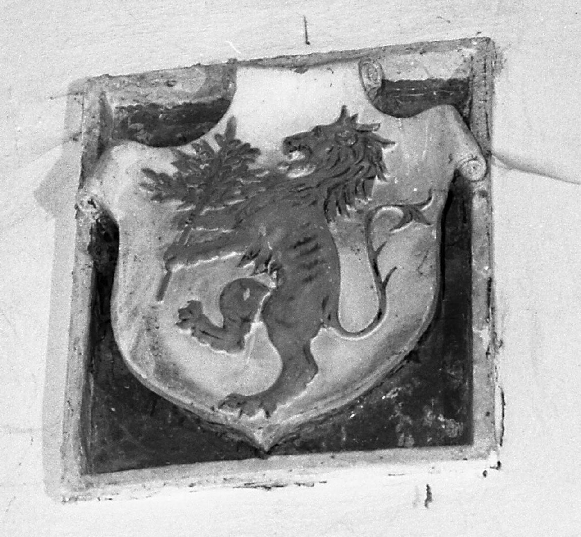 stemma (rilievo, coppia) - bottega toscana (sec. XVI)