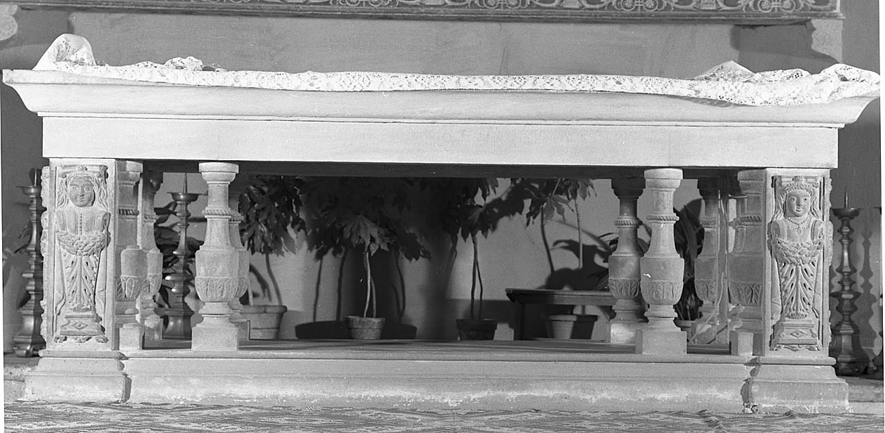 altare - a mensa, opera isolata - bottega toscana (sec. XVI)