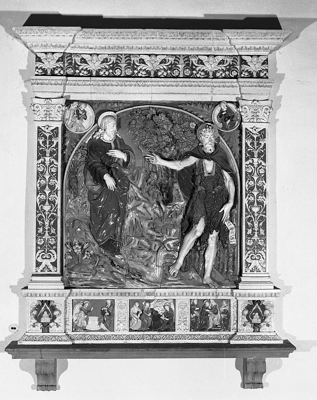 battesimo di Cristo (pala d'altare, opera isolata) - bottega toscana (sec. XV)