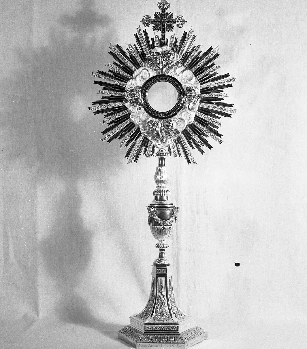 ostensorio - a raggiera, opera isolata - bottega toscana (sec. XIX)