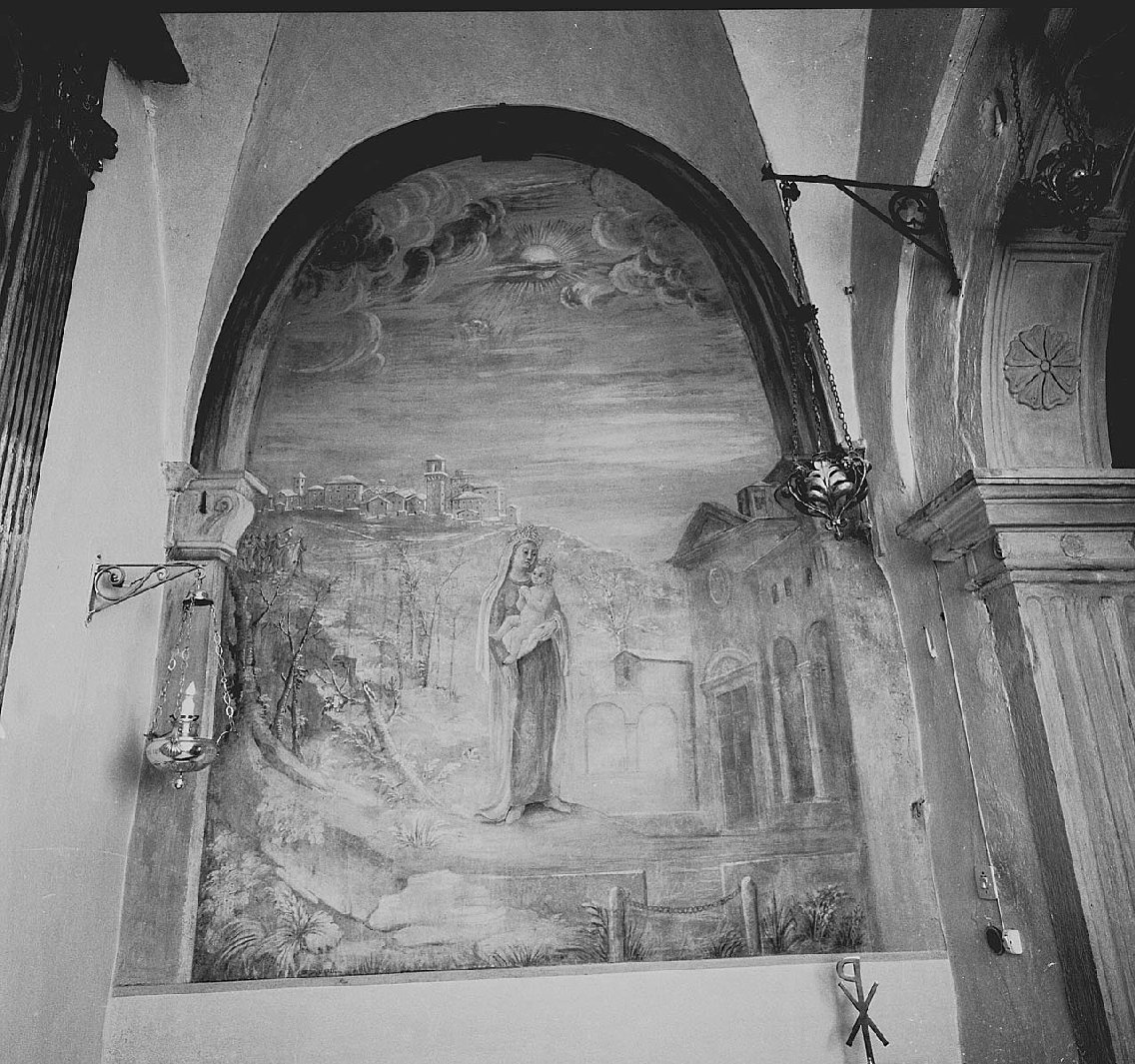 miracolo della Madonna del Buio (dipinto, opera isolata) - ambito toscano (sec. XVIII)