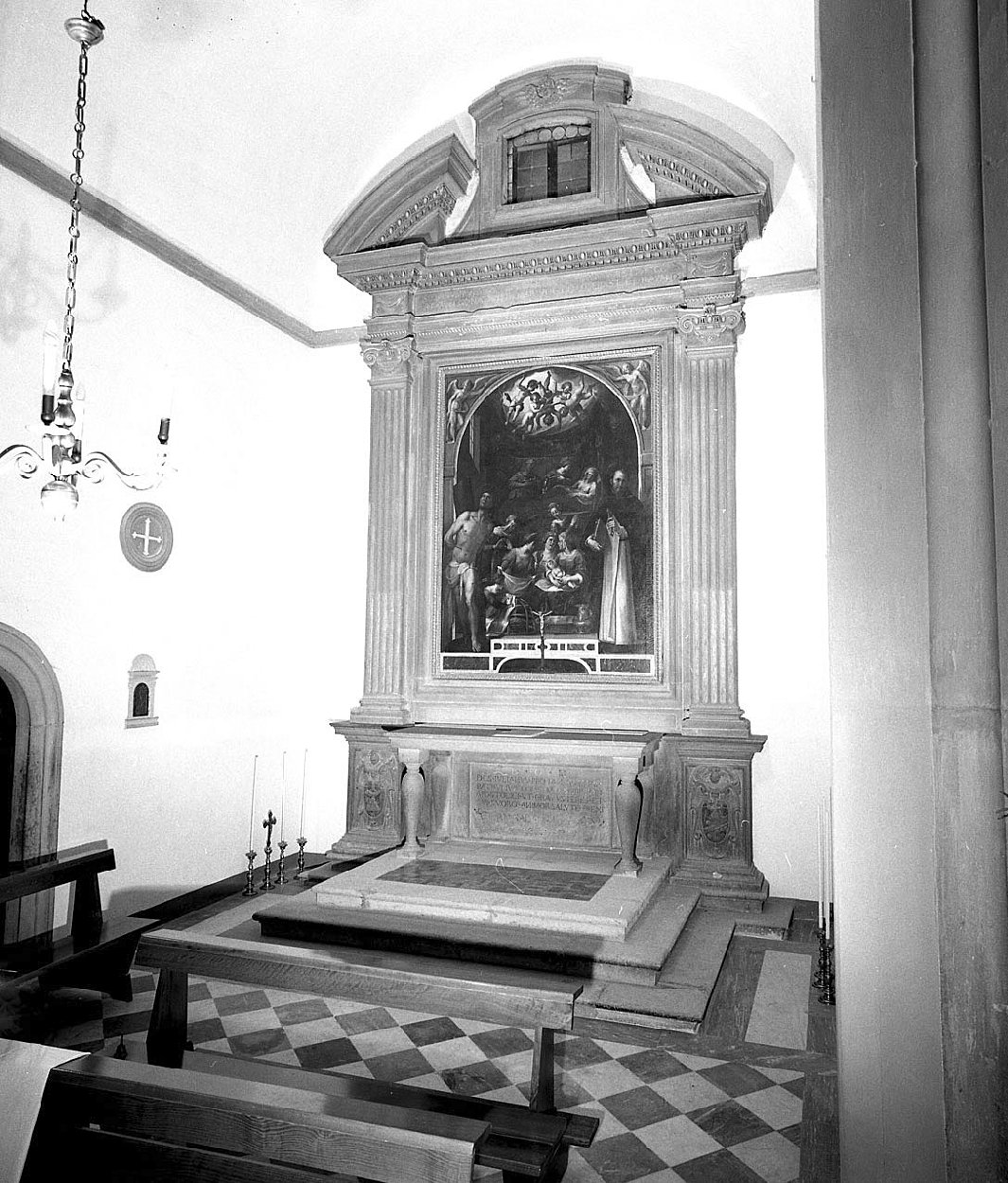 altare - a edicola, opera isolata - bottega toscana (sec. XVII)