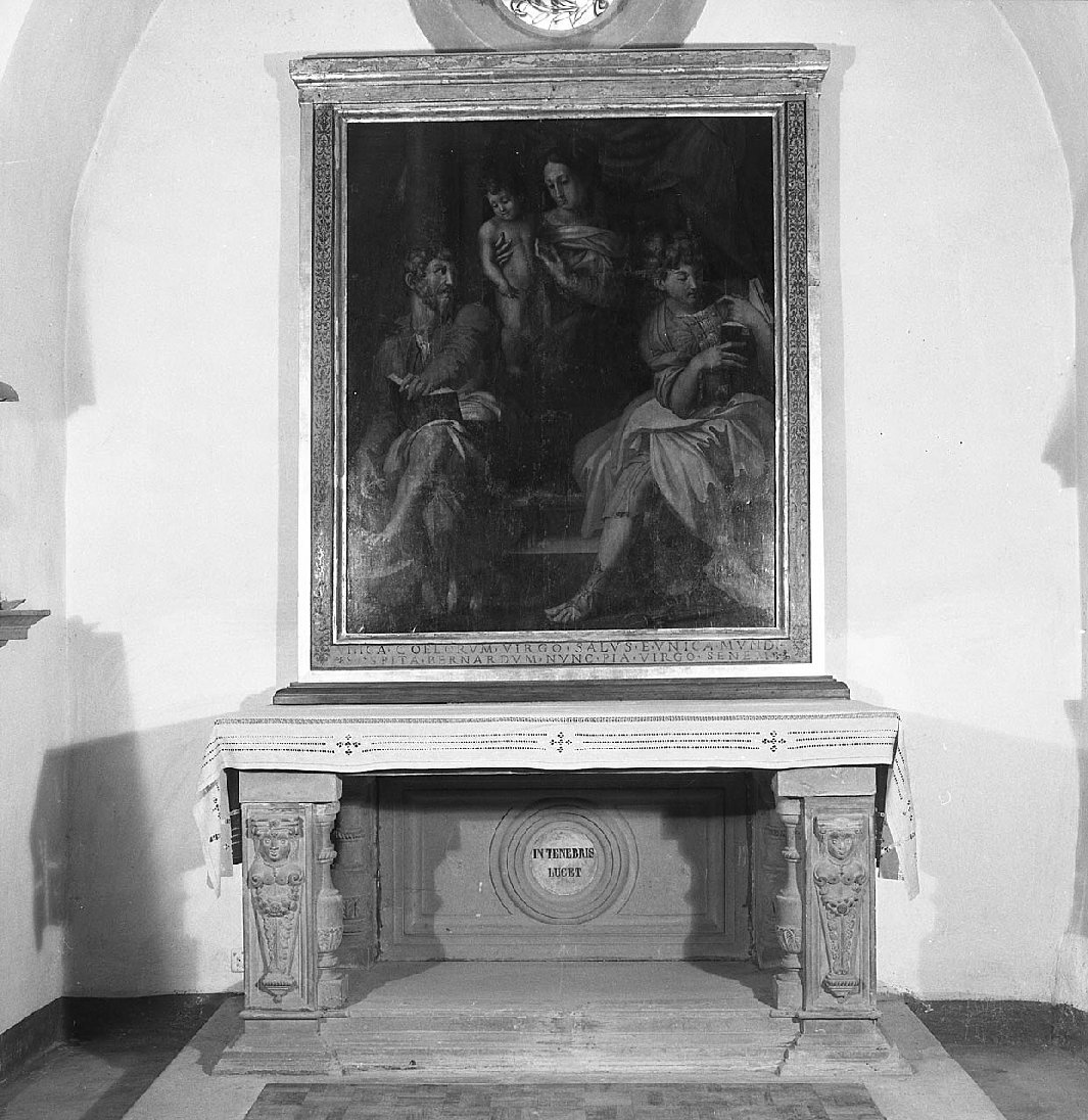 mensa d'altare, opera isolata - bottega toscana (sec. XVI)