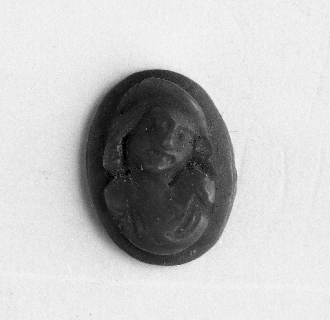 busto femminile (cammeo, opera isolata) - bottega italiana (sec. XVIII)