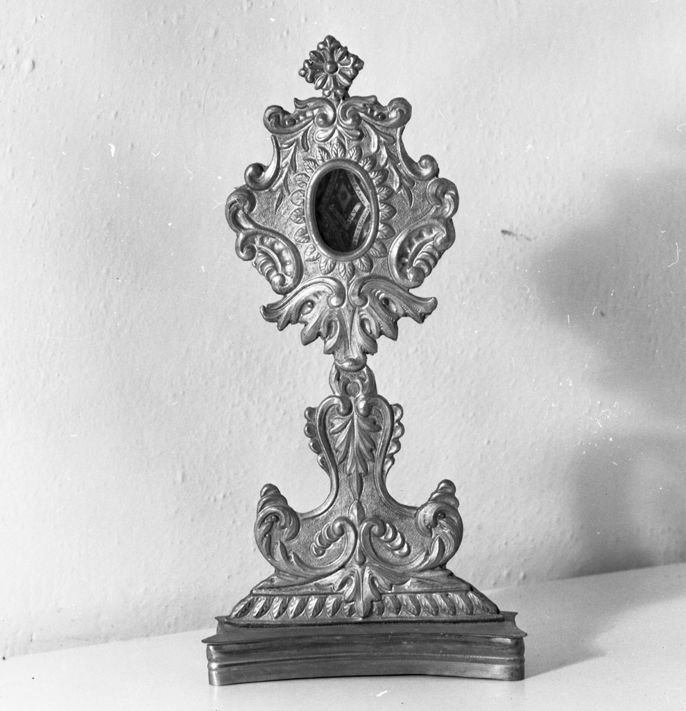 reliquiario - a ostensorio, opera isolata - bottega italiana (sec. XVIII)