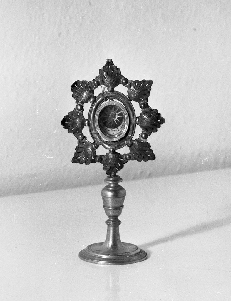 reliquiario - a ostensorio, opera isolata - bottega italiana (sec. XVIII)