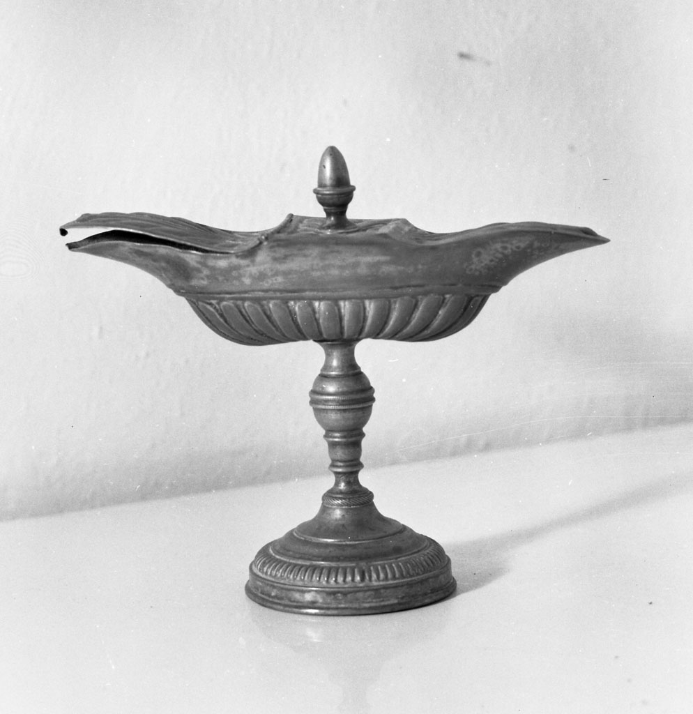 navicella portaincenso - a doppia valva, opera isolata - bottega italiana (sec. XVII)