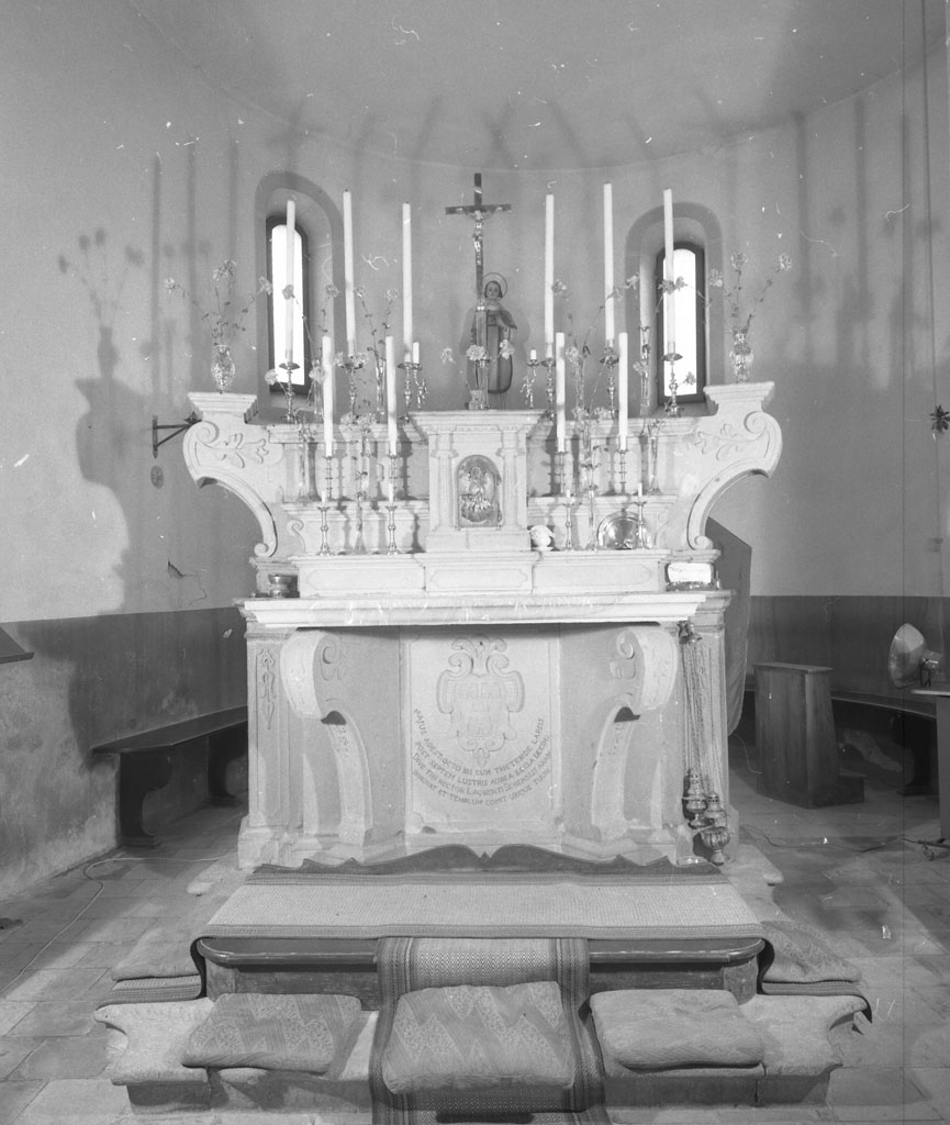 altare maggiore, opera isolata - bottega italiana (sec. XVII)