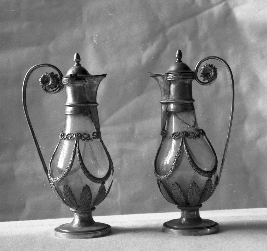 ampolline, coppia - bottega romana (primo quarto sec. XIX)