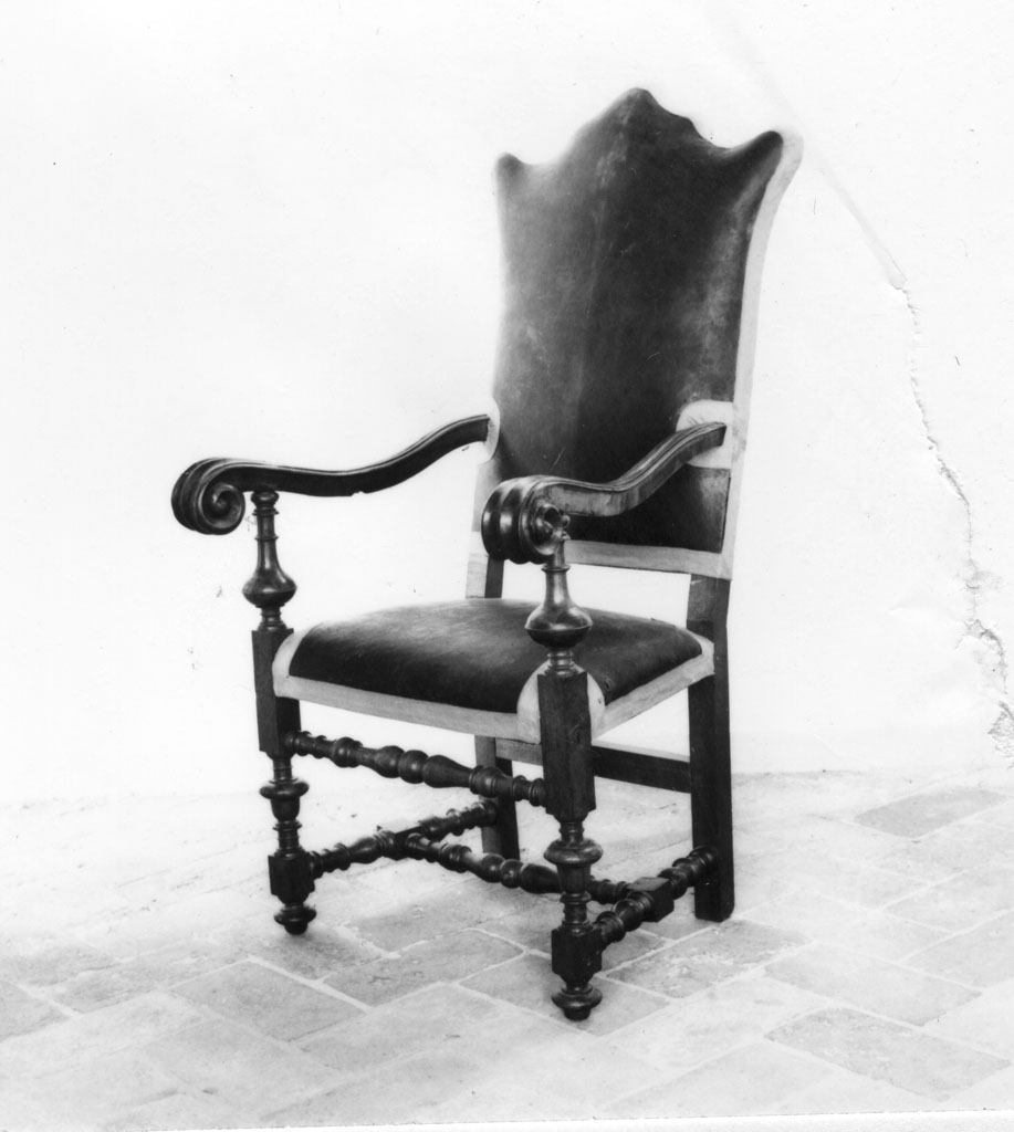 poltrona, serie - manifattura veneziana (fine sec. XVII)